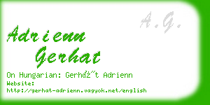 adrienn gerhat business card